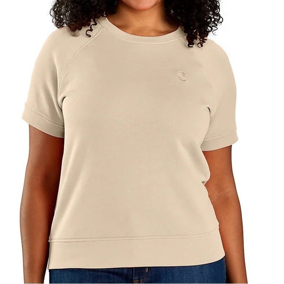 Carhartt Tops - Carhartt Relaxed French Terry Short Sleeve Sweatshirt NWT